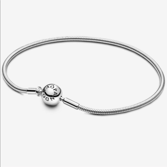 Retired Pandora Essence Snake Bracelet w/ 3 Essence Charms EUC - Picture 13 of 13